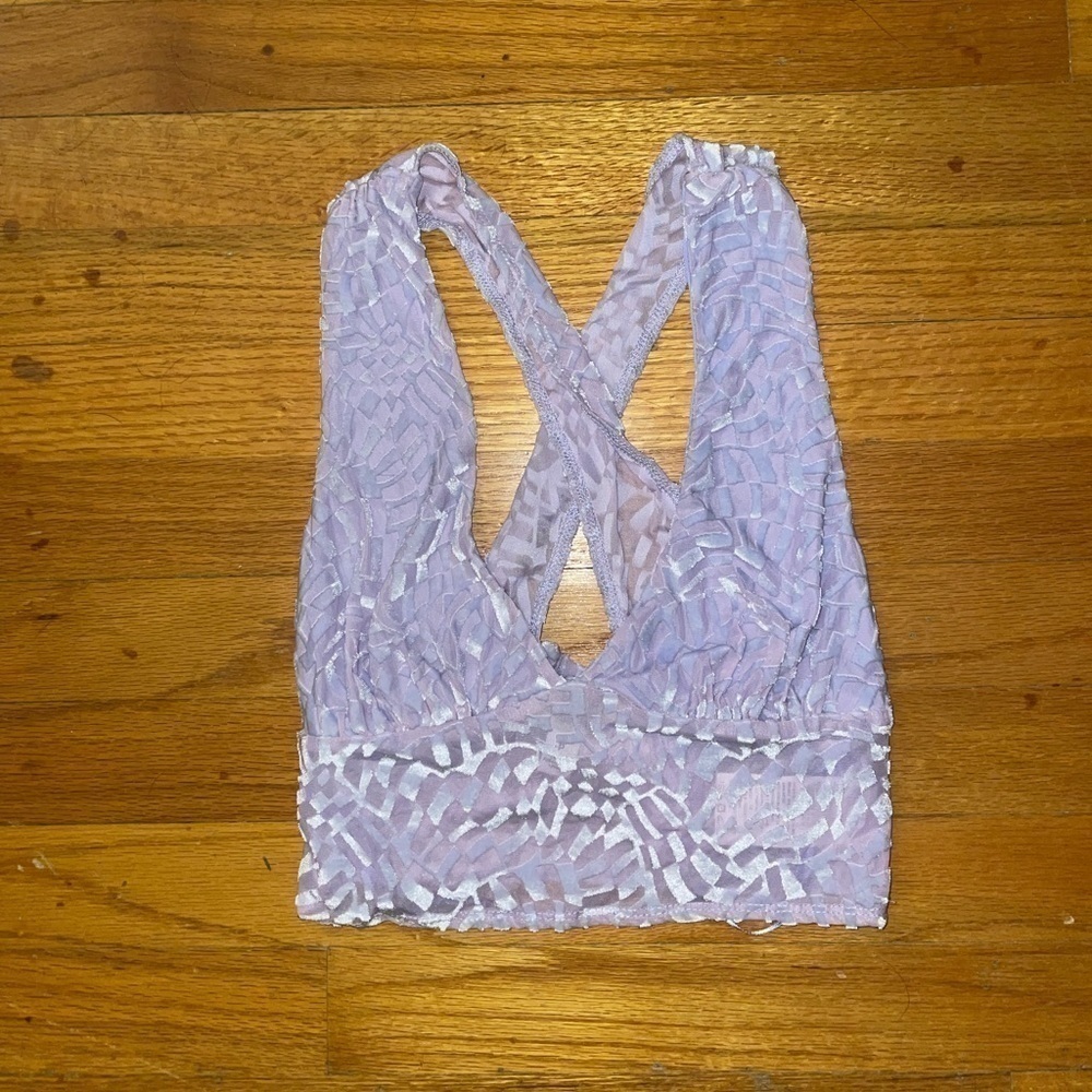 Urban Outfitters Lavender Racerback Crop Top